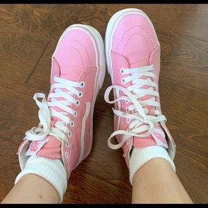 Light Pink High Top Vans Women’s Size 6.5